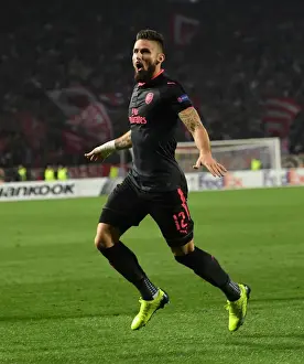 Olivier Giroud's Thrilling Goal: Arsenal's Europa League Victory over Red Star Belgrade (2017-18)