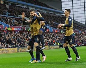 Olivier Giroud's Thrilling Goal: Aston Villa vs. Arsenal, Premier League 2015-16
