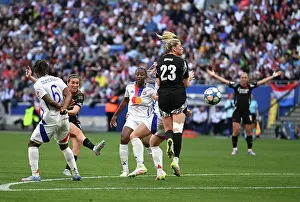 Olympic Lyonnais Women V Arsenal Women 2024-25 Prints: Olympique Lyonnais v Arsenal WFC - UEFA Women's Champions League Semi Final Second Leg Olympique Lyonnais v Arsenal