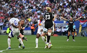 Olympic Lyonnais Women V Arsenal Women 2024-25 Prints: Olympique Lyonnais v Arsenal WFC - UEFA Women's Champions League Semi Final Second Leg Olympique Lyonnais v Arsenal