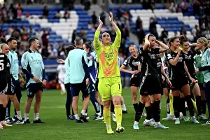 Olympic Lyonnais Women V Arsenal Women 2024-25 Prints: Olympique Lyonnais v Arsenal WFC - UEFA Women's Champions League Semi Final Second Leg Olympique Lyonnais v Arsenal