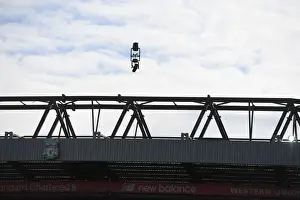Overhead View: Liverpool vs. Arsenal - Premier League Clash at Anfield (2017-18)