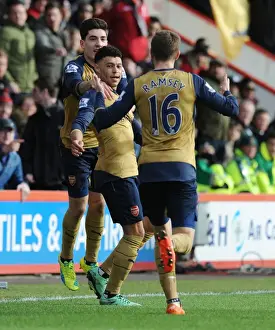 Bournemouth V Arsenal 2015-16 Prints: Oxlade-Chamberlain Scores His Second: Arsenal's Victory at Bournemouth (2015-16)