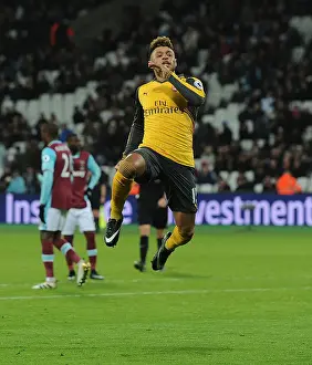 Olympic Stadium Prints: Oxlade-Chamberlain's Brace: Arsenal's 4-1 Victory Over West Ham United (December 2016)