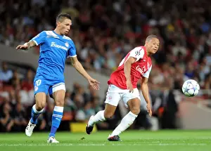 Arsenal V Olympiacos 2011-12 Prints: Oxlade-Chamberlain's Dramatic Winner: Arsenal Edge Past Olympiacos in Champions League
