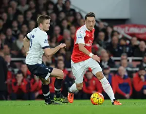 Arsenal V Tottenham Hotspur 2015-16 Prints: Ozil vs. Dier: Intense Rivalry Unfolds - Arsenal vs. Tottenham (2015-16)