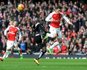 Arsenal V Leicester City 2015-16 Prints: Ozil vs Kante: Premier League Showdown - Arsenal vs Leicester City (February 2016)