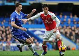Chelsea V Arsenal 2016-17 Prints: Ozil vs. Matic: A Premier League Battle - Chelsea vs. Arsenal (2016-17)
