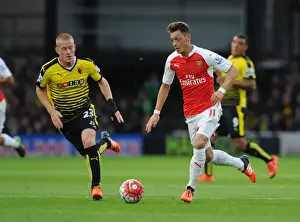 Ozil vs Watson: A Premier League Showdown - Arsenal's Mesut Ozil Clashes with Watford's Ben Watson