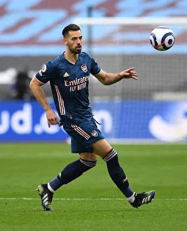 Pablo Mari in Action: Arsenal vs. West Ham United, Premier League 2020-21
