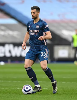 West Ham United V Arsenal 2020-21 Prints: Pablo Mari in Action: Arsenal vs. West Ham United, Premier League 2020-21