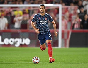 Images Dated 14th August 2021: Pablo Mari in Action: Brentford vs Arsenal, Premier League 2021-22