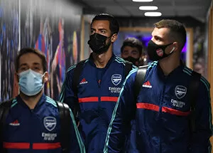 Images Dated 25th August 2021: Pablo Mari Gears Up: Arsenal vs. West Bromwich Albion, Carabao Cup 2021-22