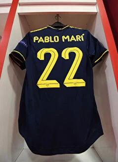 Images Dated 20th February 2020: Pablo Mari Prepares for Olympiacos-Arsenal Europa League Clash