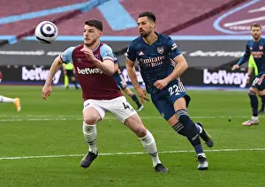 Pablo Mari vs. Declan Rice: A Battle at London Stadium - Arsenal vs. West Ham United, Premier League 2021 (Behind Closed Doors)