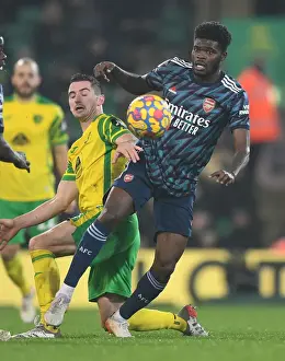 Partey Holds Off McLean: Intense Battle in Norwich City vs Arsenal Premier League Clash