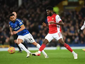 Everton V Arsenal 2020-21 Prints: Partey vs Townsend: A Premier League Battle at Goodison Park