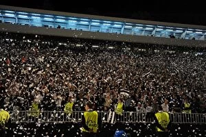 Images Dated 28th September 2010: Partizan fans. Partizan Belgrade 1: 3 Arsenal. UEFA Champions League, FK Partizan Stadium