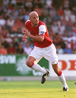 Mattersburg V Arsenal 2006-07 Prints: Pascal Cygan in Action: Arsenal's Win Against SV Mattersburg, 2006