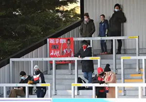 Passionate Arsenal Fans at Meadow Park: Arsenal Women vs Birmingham City Women, FA WSL Match