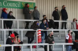 Passionate Arsenal Fans at Meadow Park: Arsenal Women's FA WSL Match vs Birmingham City