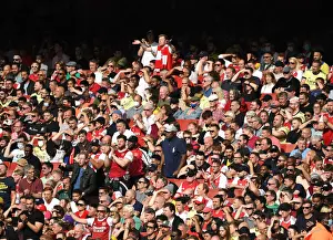 Passionate Arsenal vs. Chelsea Clash: A Sea of Fans at Emirates Stadium, Premier League 2021-22