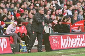 Pat Rice the Arsenal Assistant Manager. Charlton Athletic 0: 1 Arsenal
