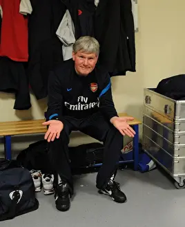 Pat Rice: Arsenal Assistant Manager at West Bromwich Albion Match, 2011-12 Premier League