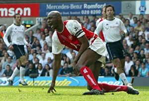 Images Dated 25th April 2004: Patrick Vieira scores Arsenals 1st goal. Tottenham Hotspur v Arsenal