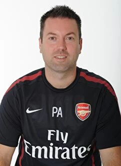 1st Team Player Images 2010-11 Collection: Paul Akers (Arsenal Kit Man). Arsenal 1st Team Photocall and Membersday