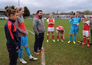 Arsenal Ladies V Tottenham Hotspur Ladies FA Cup 2017 Prints: Pedro Martinez Losa Contemplates Arsenal Ladies FA Cup Prospects After Draw with Tottenham Hotspur Ladies