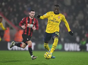 Pepe in Action: AFC Bournemouth vs. Arsenal FC, Premier League 2019-20
