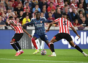 Pepe in Action: Arsenal vs. Brentford, 2021-22 Premier League