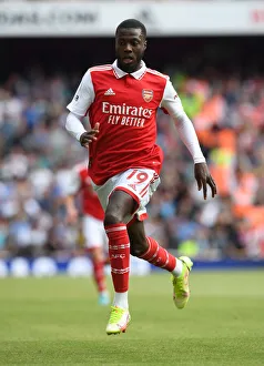 Arsenal V Everton 2021-22 Prints: Pepe in Action: Arsenal vs Everton, Premier League 2021-22
