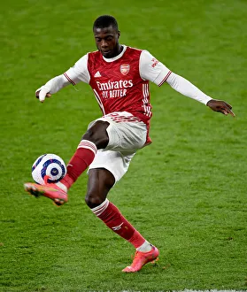 Pepe in Action: Arsenal vs Liverpool, Premier League 2020-21, Emirates Stadium