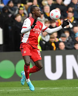 Pepe in Action: Arsenal vs. Watford, Premier League 2021-22