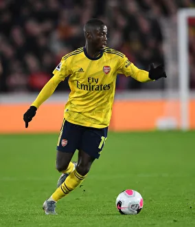 Pepe in Action: Sheffield United vs. Arsenal Premier League Showdown (2019-20)