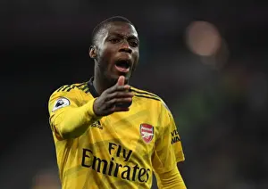 Pepe in Action: West Ham vs. Arsenal Premier League Clash (2019-20)