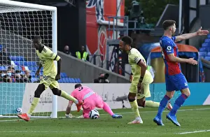 Pepe and Aubameyang Celebrate First Goal: Crystal Palace vs. Arsenal, Premier League 2020-21