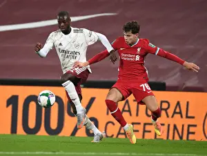 Pepe Breaks Past Williams: Empty Anfield Rivalry - Liverpool vs. Arsenal, Carabao Cup 2020-21