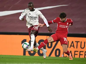 Pepe Breaks Through: Empty Anfield Rivalry - Arsenal vs. Liverpool, Carabao Cup Showdown, 2020-21