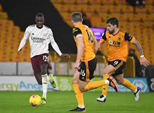 Pepe Faces Off Against Coady and Neves: Wolverhampton Wanderers vs Arsenal, Premier League 2020-21