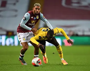 Pepe Foul: Nicolas Pepe Fouled by Douglas Luiz - Aston Villa vs. Arsenal, Premier League 2019-2020