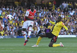 Watford V Arsenal 2019-20 Prints: Pepe Under Pressure: Watford vs. Arsenal, Premier League 2019-20
