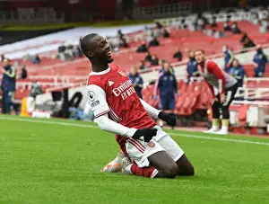 Pepe Scores Double: Arsenal's Victory at Empty Emirates Against Sheffield United (2020-21)