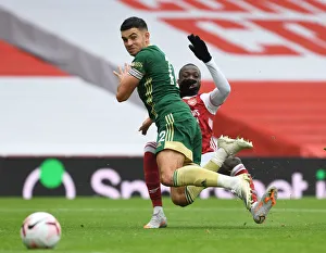 Pepe Scores in Empty Emirates: Arsenal's Second Goal vs. Sheffield United, October 2020