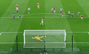 Arsenal v Aston Villa 2019-20 Collection: Pepe Scores First Arsenal Goal: Arsenal FC vs Aston Villa, Premier League 2019-20
