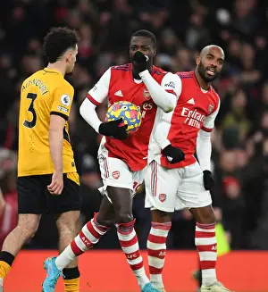 Pepe Scores the Opener: Arsenal Triumphs Over Wolverhampton Wanderers (2021-22)