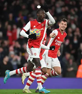 Pepe Scores the Opener: Arsenal's Victory Against Wolverhampton Wanderers (2021-22)