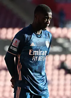 Pepe Shines in Empty Southampton Stadium: Arsenal's Star Performance in FA Cup 4th Round (2021)